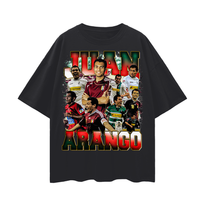Camiseta Oversized Vintage Juan Arango - Vinotinto